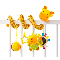 Pakabinamas žaislas - spiralė Giraffe