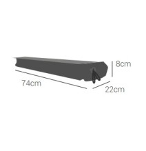 Apsauga lovai Asalvo Birthday Blue 140x43.5 cm.