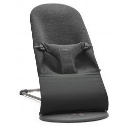 BabyBjorn Soft 3D Jersey Charcoal Grey gultukas-kėdutė