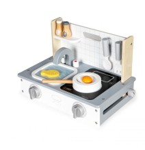 Medinė virtuvėlė Mini Compact su priedais