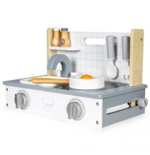 Medinė virtuvėlė Mini Compact su priedais