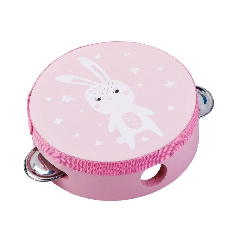 Adam Toys medinis tamburinas Rabbit