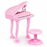 Muzikinis vaikiškas fortepijonas-pianinas Rose