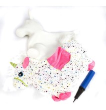Guminis šokliukas Unicorn su minkštu užvalkalu