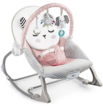Vibro kėdute – gultukas Bunny Pink iki 18 kg.