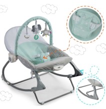 Vibro kėdute – gultukas Bunny Mint iki 18 kg.