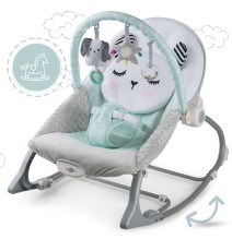 Vibro kėdute – gultukas Bunny Mint iki 18 kg.