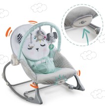 Vibro kėdute – gultukas Bunny Mint iki 18 kg.