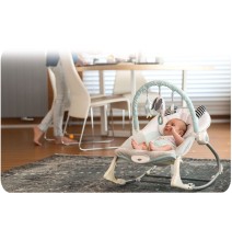 Vibro kėdute – gultukas Bunny Mint iki 18 kg.