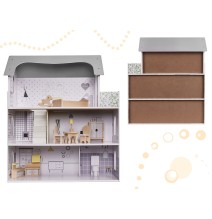 Lėlių namas Grey 70 cm. aukščio