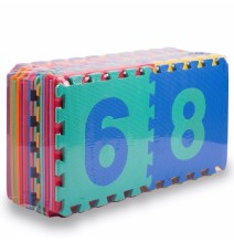 Minkštas spalvingas kilimėlis-dėlionė Multicolor