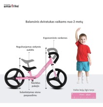 Sulankstomas balansinis dviratukas Smart Trike