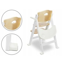 Medinė maitinimo kėdutė Floris White