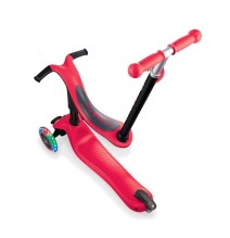 Paspirtukas Globber Go-Up Lights Red 4in1