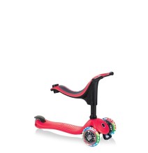 Paspirtukas Globber Go-Up Lights Red 4in1