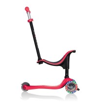 Paspirtukas Globber Go-Up Lights Red 4in1