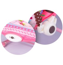 Vibro kėdute – gultukas Pink Birds iki 18 kg.