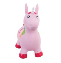 Pripučiamas guminis šokliukas Unicorn Pink