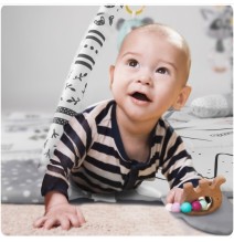 Kontrastinis kilimėlis Bunny su užlenkiamais kraštais