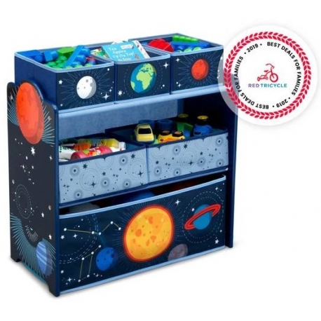 Žaislų lentyna - komoda Kosmosas