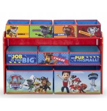 Didelę žaislų lentyna Paw Patrol su 9 daiktadėžėmis