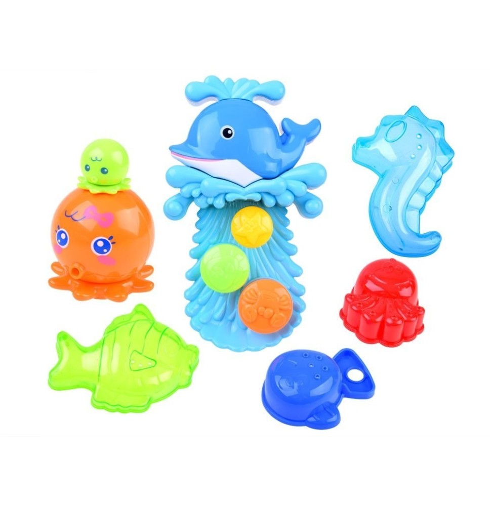 Vonios - maudynių žaislas Bathtime Pals su indeliais