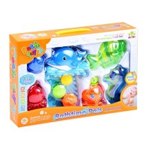 Vonios - maudynių žaislas Bathtime Pals su indeliais