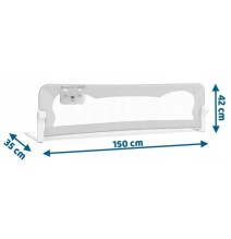 Apsauginis bortelis 150 cm. KidsGrey su kišene
