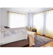 Paaukštinta lovos apsauga KidsGrey 150 cm. su kišene
