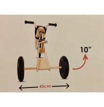 Medinis triratukas - balansinis dviratukas 2in1 Twist