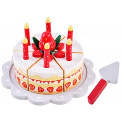 Medinis pjaustomas gimtadienio tortas