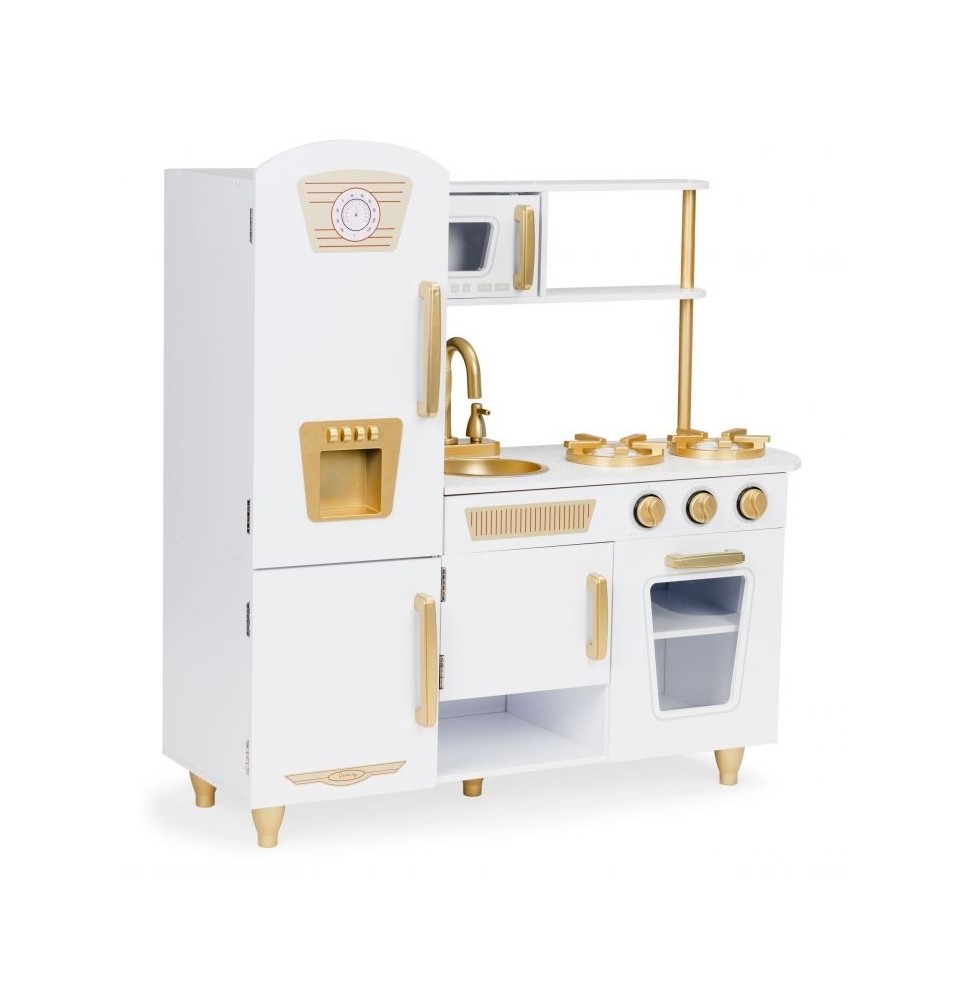 Vaikiška medinė virtuvėlė Vintage White