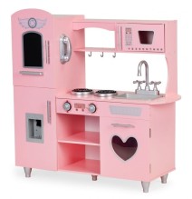 Vaikiška medinė virtuvėlė Vintage Pink