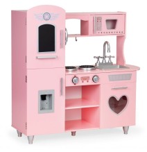Vaikiška medinė virtuvėlė Vintage Pink