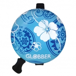 Vaikiškas dviračio skambutis Globber Blue Flowers