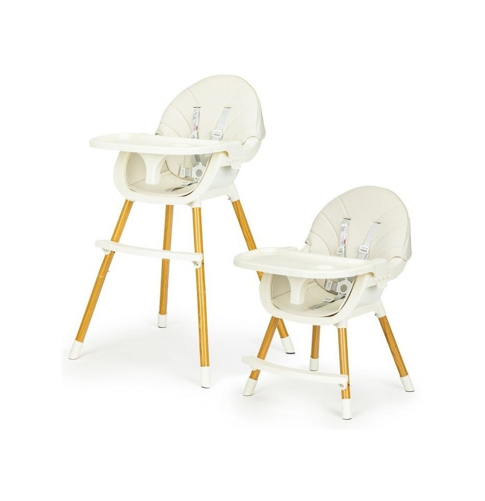 Maitinimo kėdutė reguliuojamo aukščio MultiBeige 2in1