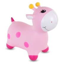 Pripučiamas guminis šokliukas Pink Giraffe