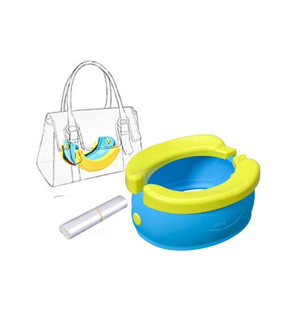 Nešiojamas kelioninis naktipuodis Banana Blue