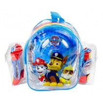 Apsaugos keliams ir alkūnėms, šalmas ir kuprinė Paw Patrol