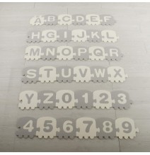 Minkštas kilimėlis-dėlionė 180x180 cm.