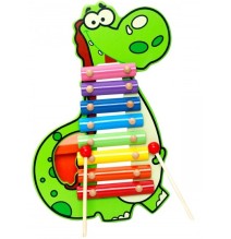 Medinis ksilofonas Dino su pagaliukais