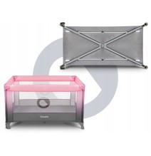 Maniežas Stefi Pink Ombre su ratukais