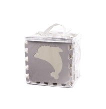 Kilimėlis-dėlionė - žaidimu aikštelė Grey, 36 detalės