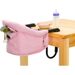 Maitinimo kėdutė tvirtinama prie stalo Pink Melange