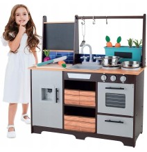 Medinė virtuvėlė Loft, 96 cm.