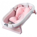 Sulankstoma kūdikio vonelė Premium Pink su termometru