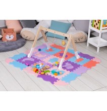 Kilimėlis-dėlionė - žaidimu aikštelė Animals Colour, 25 detalės