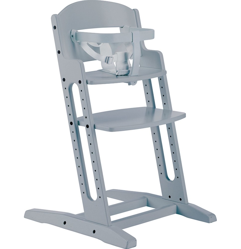 BabyDan medinė maitinimo kėdutė Danchair Grey