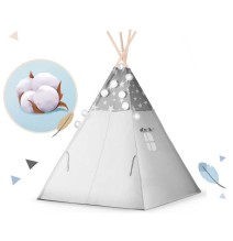 Palapinė Tipis Stars su pagalvėlėmis ir girliandomis