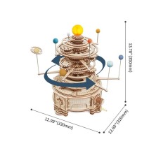 3D medinis konstruktorius Saulės sistema